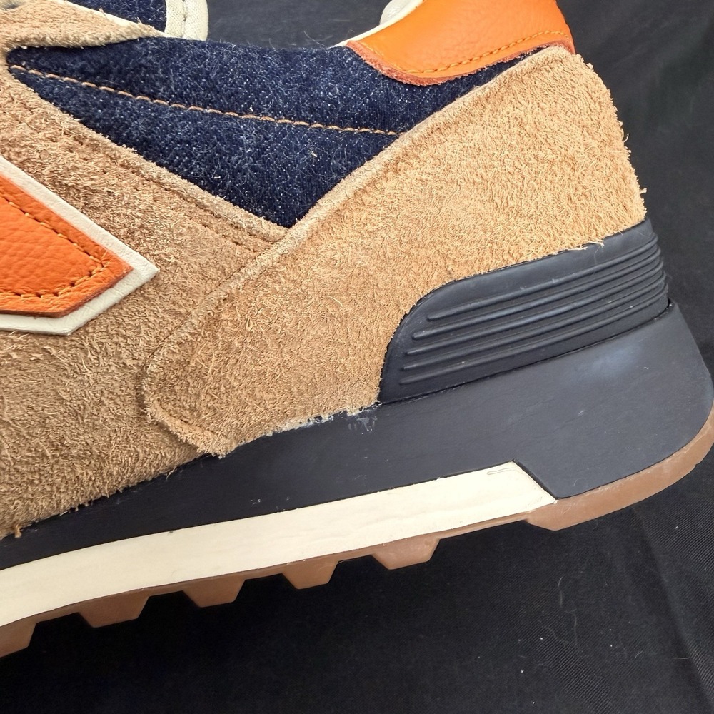 Size 10.5 Levi's x New Balance 1300 Mens M1300LV Made In USA Orange Tab Sneakers - Picture 10 of 16